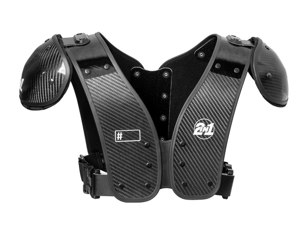 2InOne Carbon Fiber Shell - 2in1 Shoulder Pads