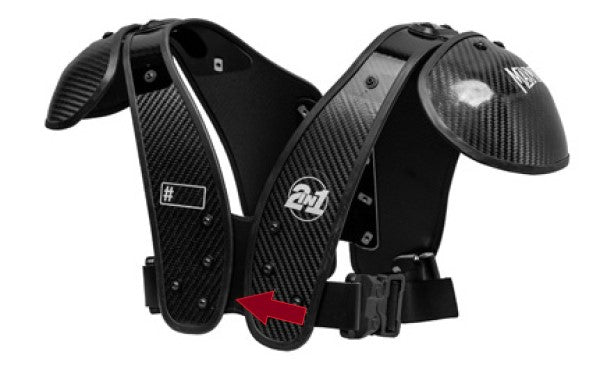 Carbon Front Panel Holder - 2in1 Shoulder Pads