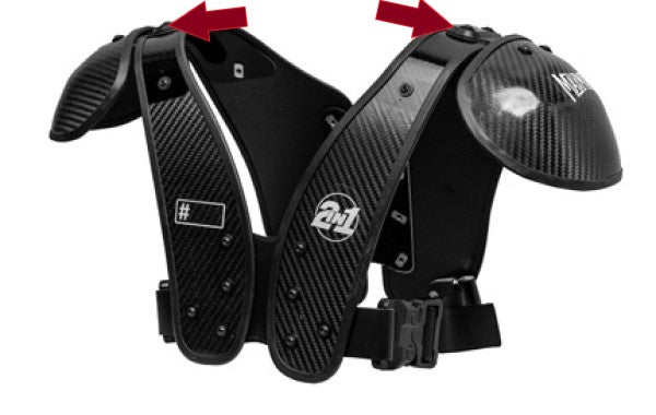 Carbon Shoulder Top Plate - 2in1 Shoulder Pads