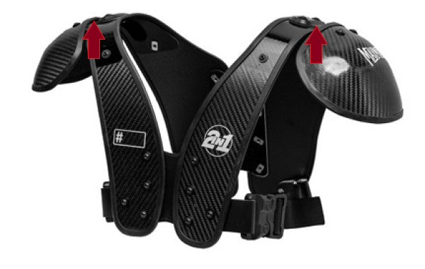 Carbon Shoulder Mounting Plate - 2in1 Shoulder Pads