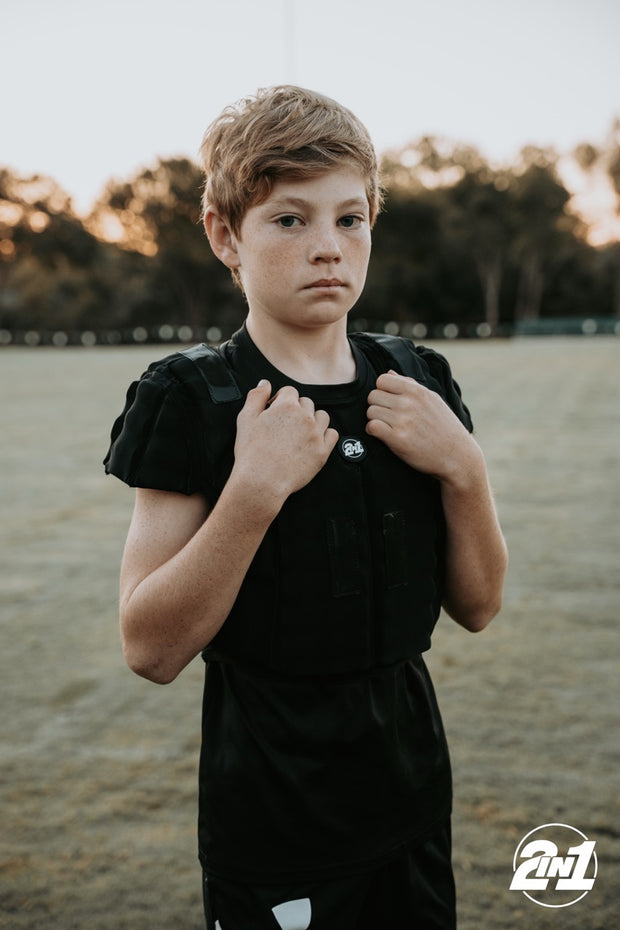2InOne Compression Vest (Youth) - 2in1 Shoulder Pads