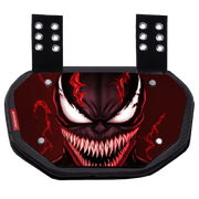 Phenom Elite Football Back Plate - Red Villain - 2in1 Shoulder Pads