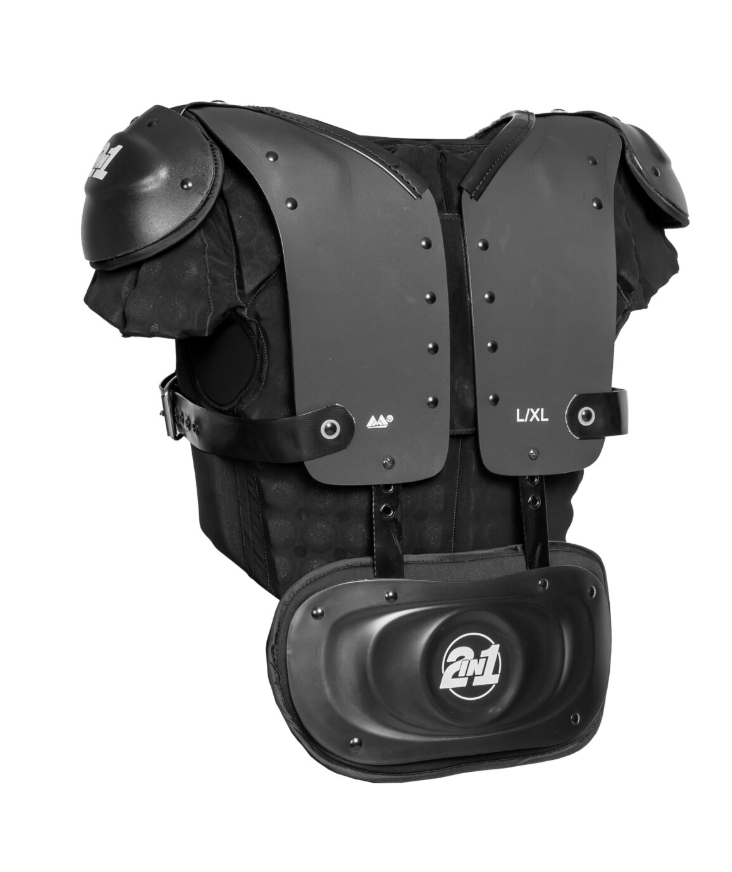 2in1 Poly Shoulder Pads + Back Plate - 2in1 Shoulder Pads