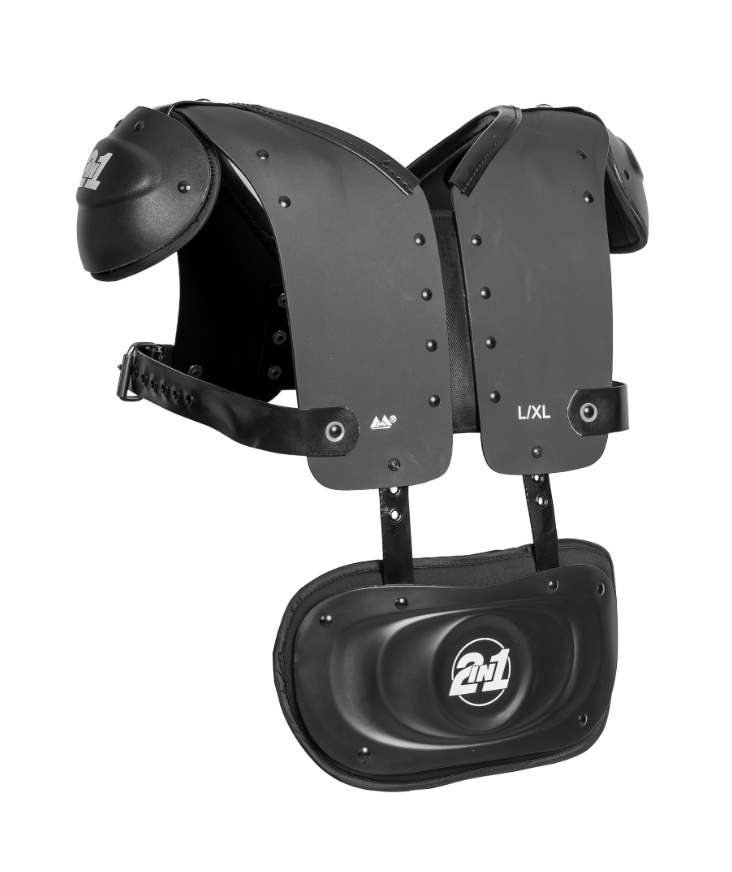 2in1 Poly Shoulder Pads + Back Plate - 2in1 Shoulder Pads