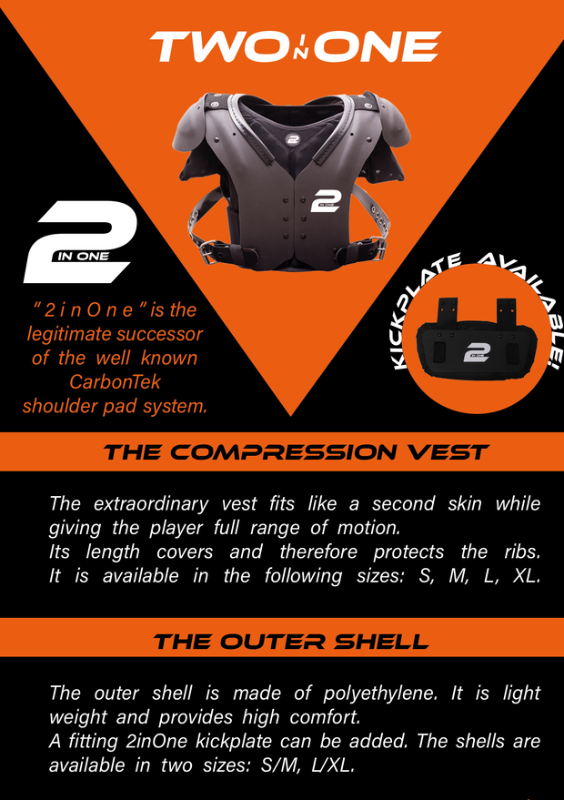 2InOne Poly Shoulder Pads - TheBattleBands