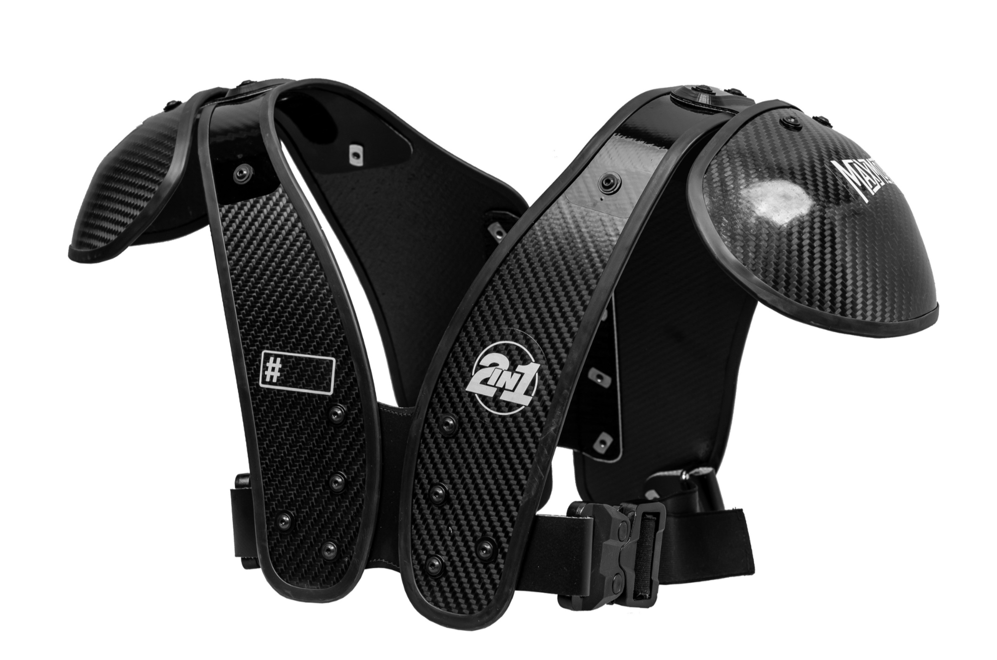 Black Red Yellow German Flag Carbon Fiber Shoulder Pads – Pair – For VW Golf GTI Jetta Passat CC MK5 MK6 MK7
